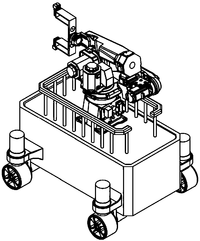 All-dimensional moving mechanism and lifting robot system