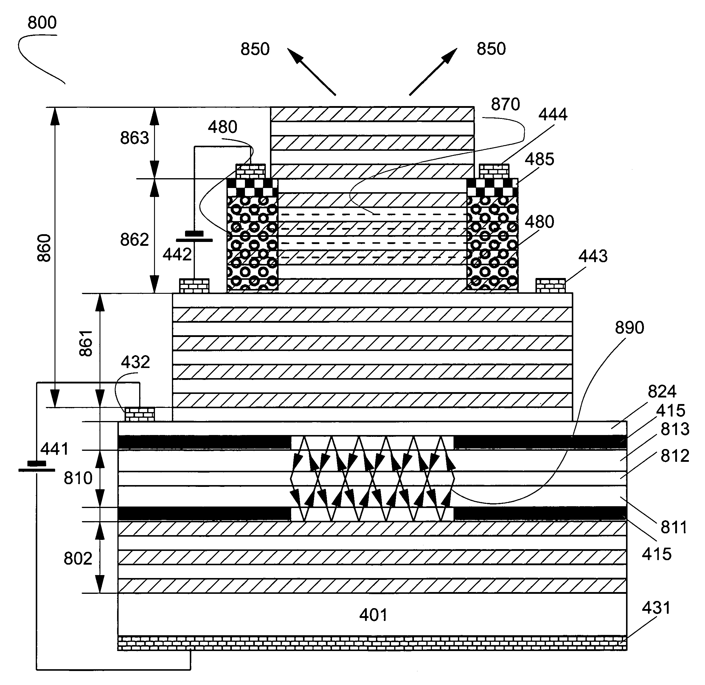 Electrooptically Bragg-reflector stopband-tunable optoelectronic device for high-speed data transfer