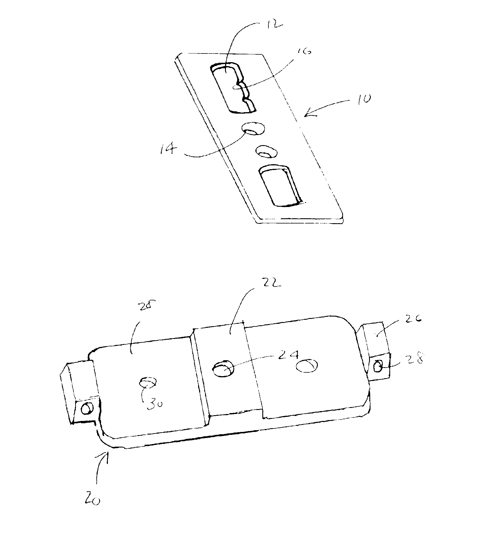 Modular anterior cervical plate