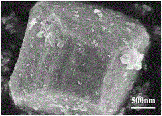 Hierarchical mesoporous TiO2 prepared by taking MOF as precursor and application