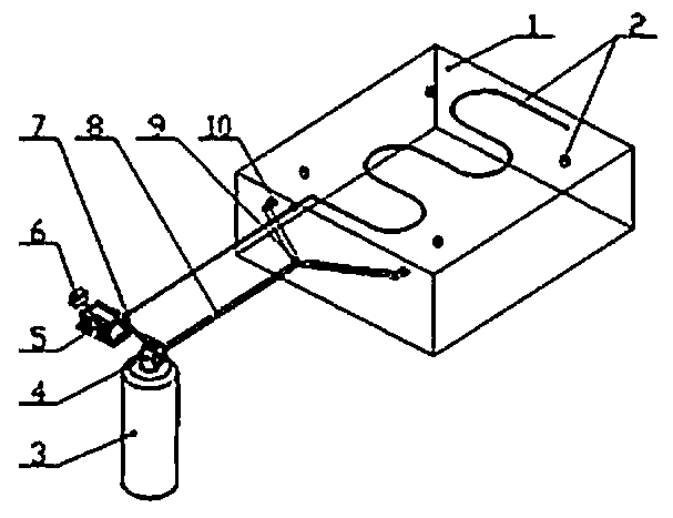 Device for preventing and controlling fire of battery box by water mist