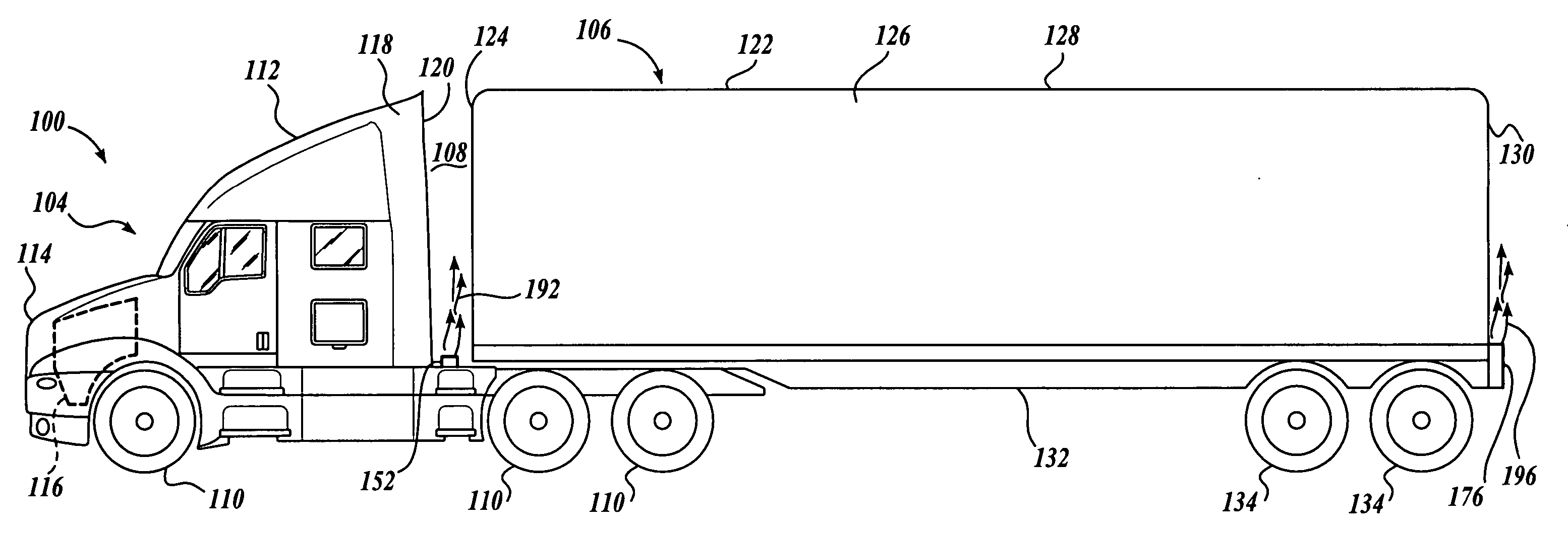 Systems and methods for reducing the aerodynamic drag on vehicles