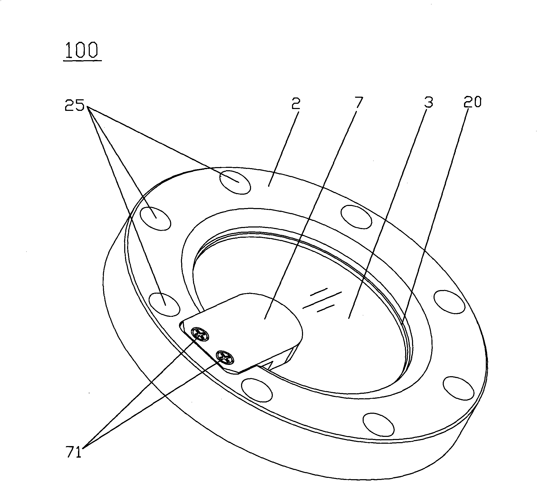 Photoelectric sensing type cavity observing window