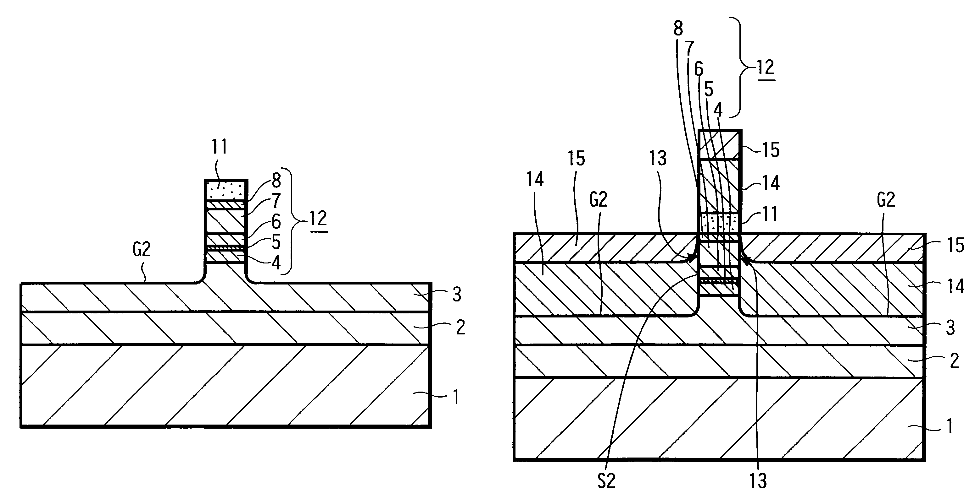 Method of manufacturing a magnetic head using a magneto-resistive effect