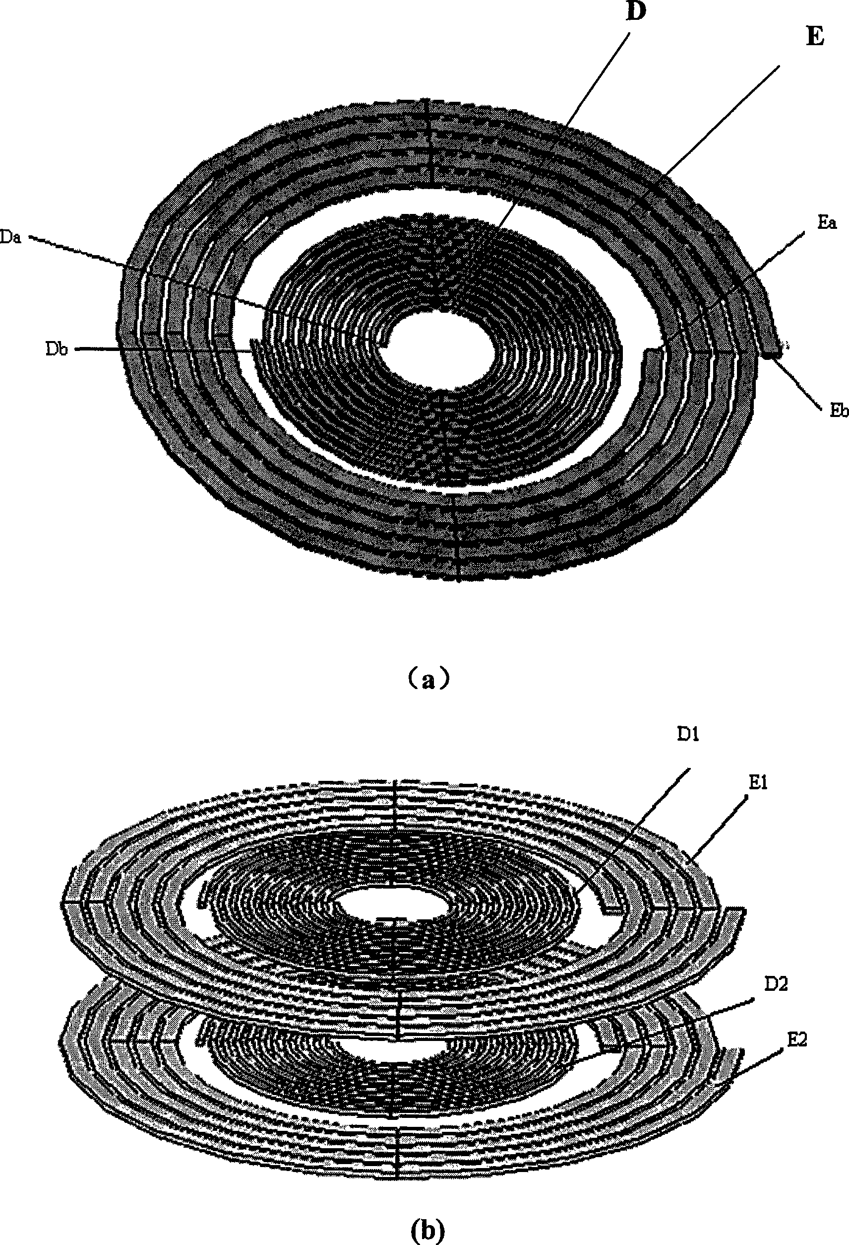 Integrated coil sensor for magnetic induction medical imaging