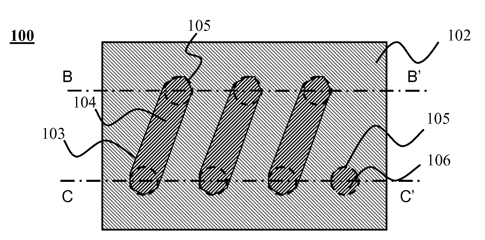 Planar grooved power inductor structure and method