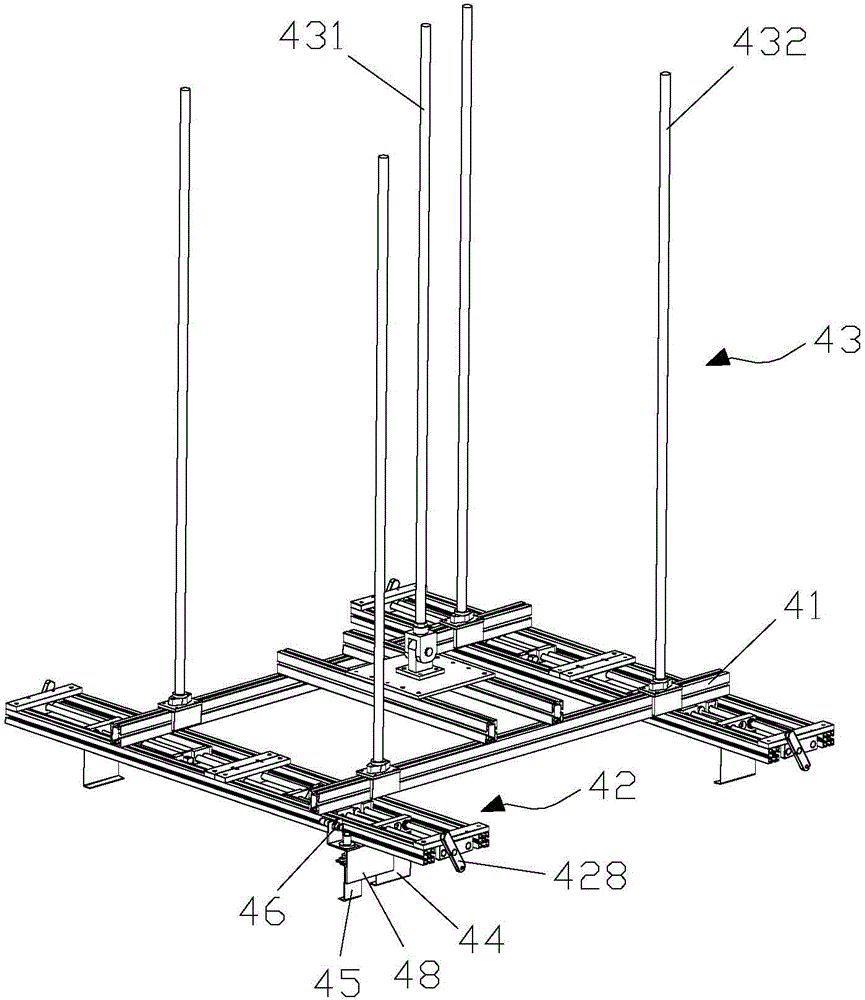 Stacker crane with automatic delivery of single station for flat plate collector