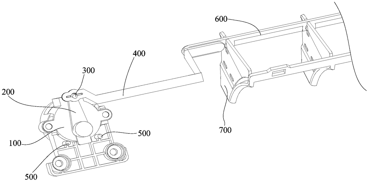 Swing vane drive and air conditioner