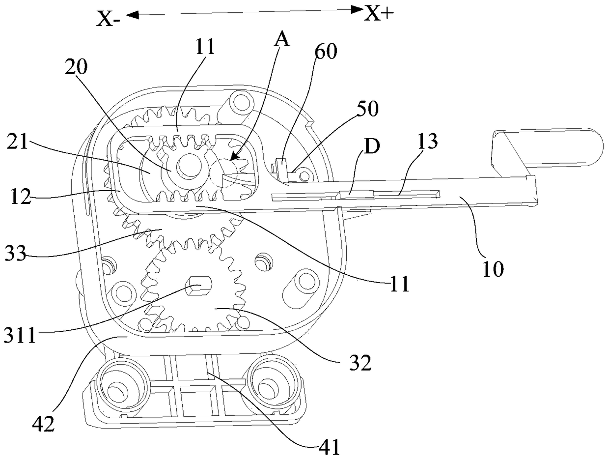 Swing vane drive and air conditioner