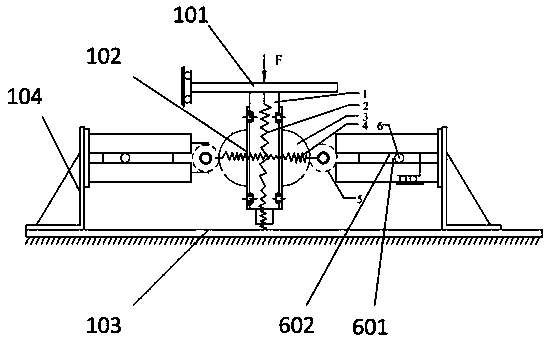 Nonlinear seat suspension and driving seat