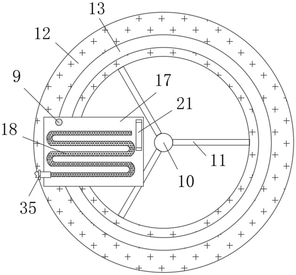 Anti-pollution MBR (Membrane Bioreactor) membrane device