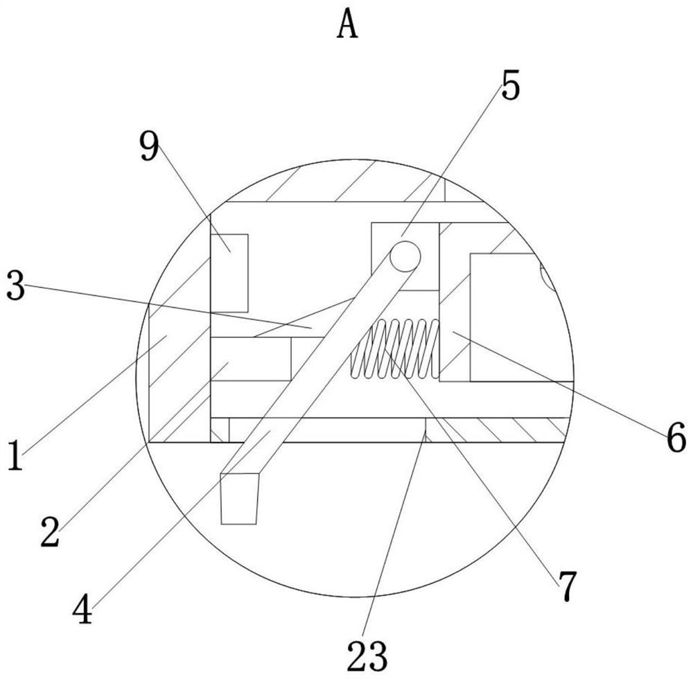 Down lamp with clamping structure