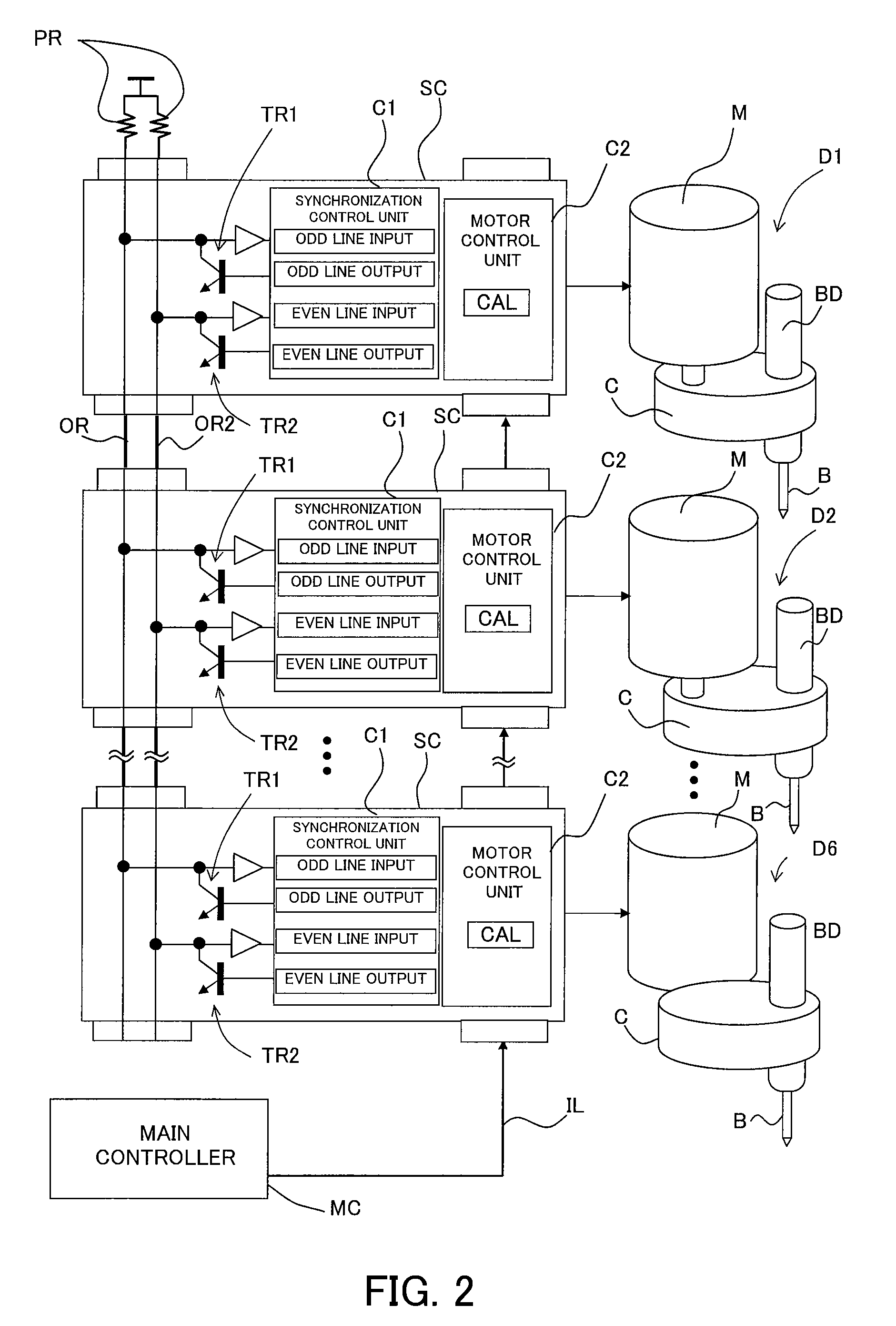 Motor control apparatus and motor control method