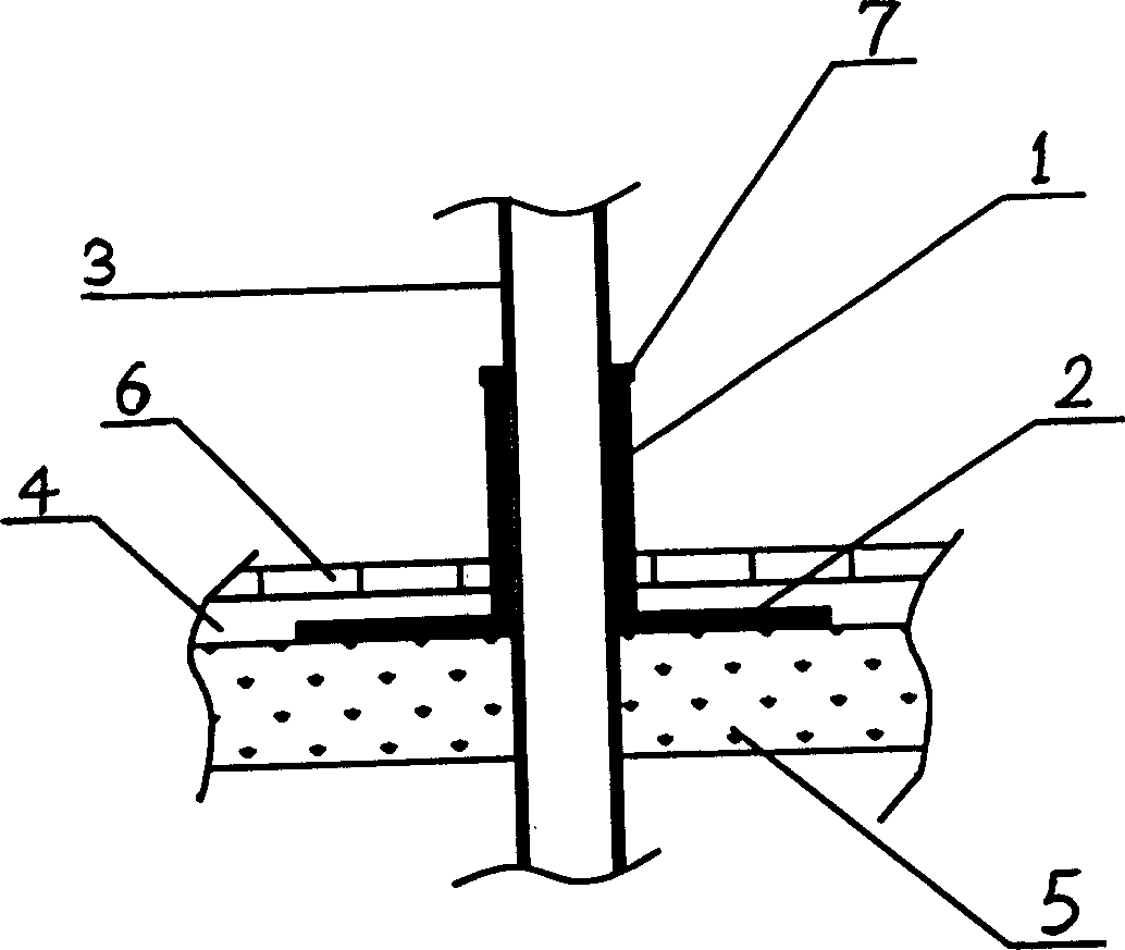 Waterproof fitting for preventing water leakage of pipeline