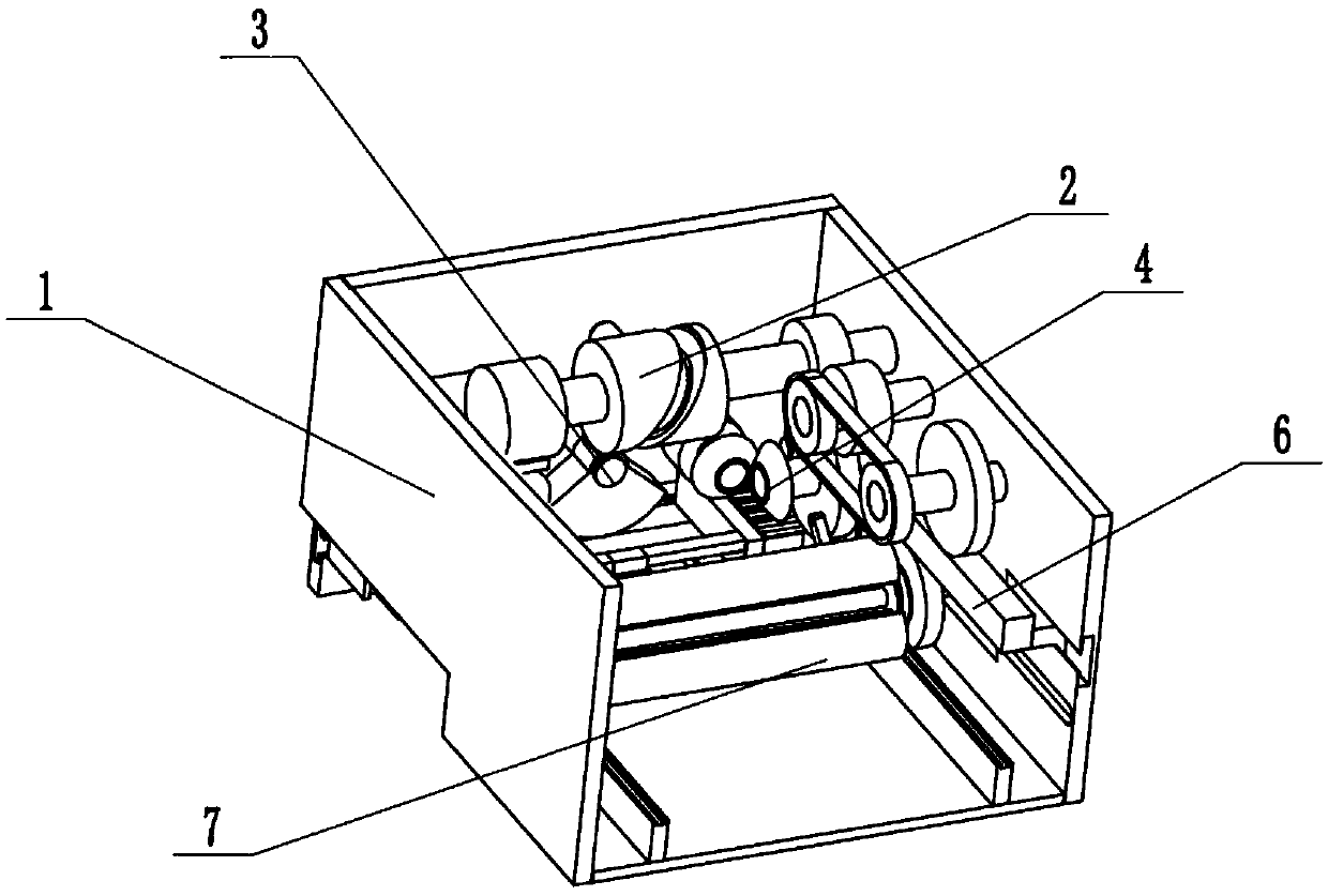 Industrial automatic slitting device for batch potato powder