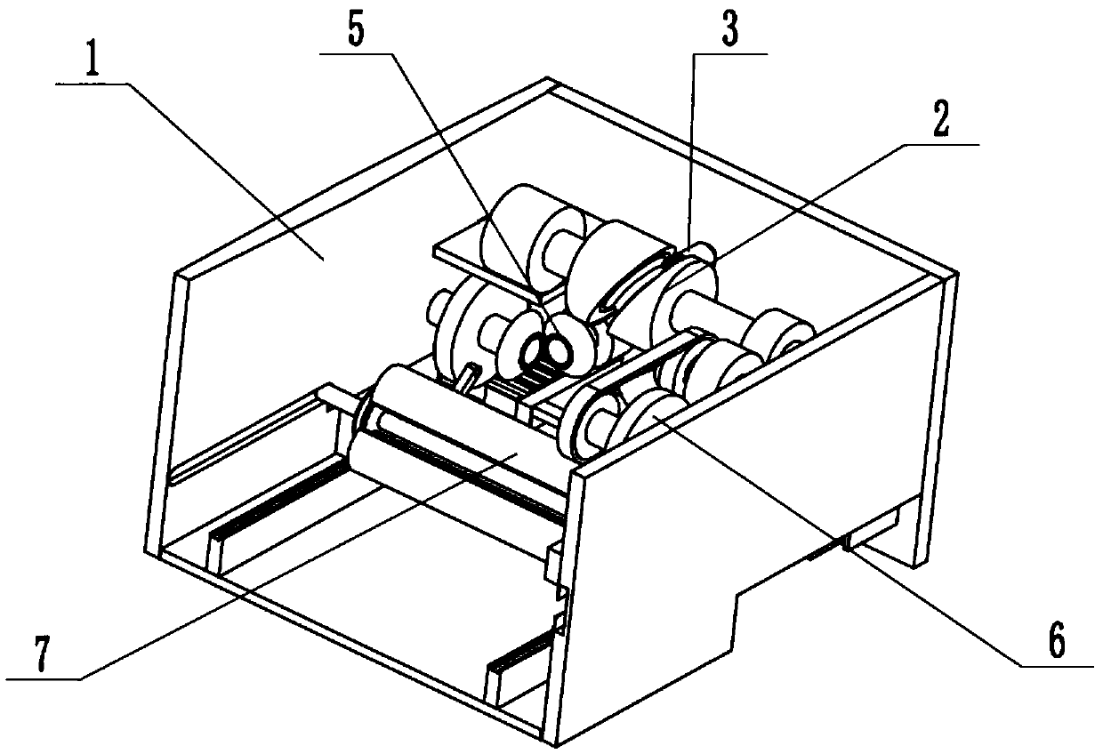 Industrial automatic slitting device for batch potato powder