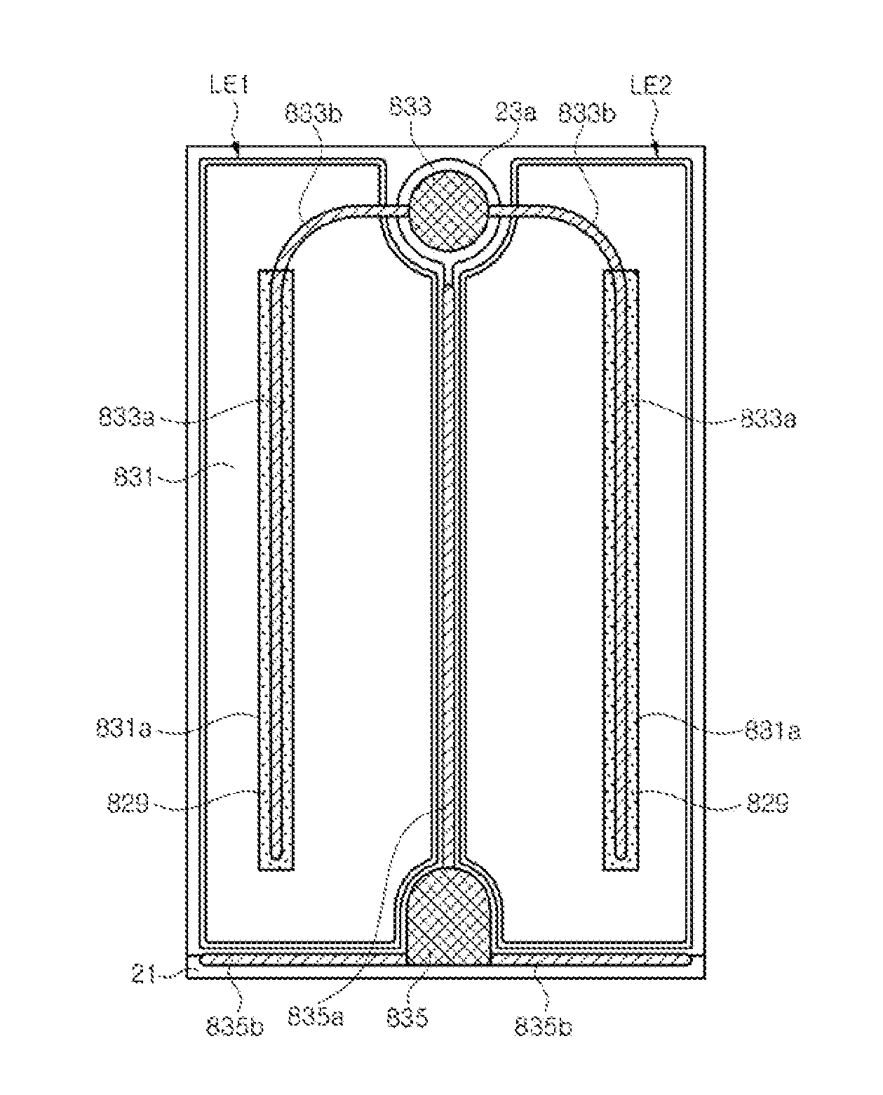 Light emitting diode having electrode pads