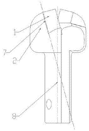 Casting spliced diamond composite sheet anchor rod drill bit and connecting sleeve thereof