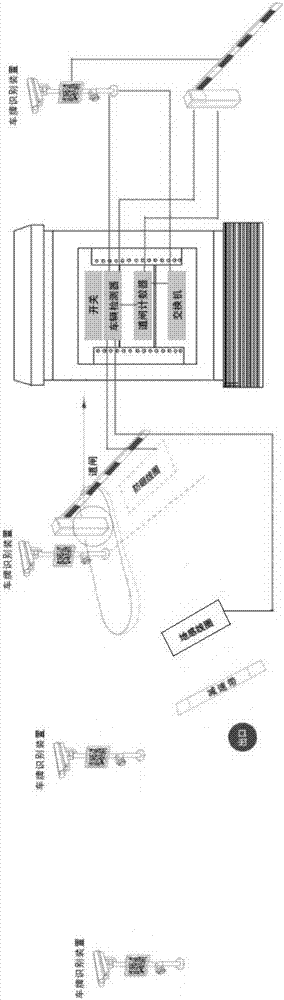 Fee collection system at parking lot exit and fee collection management method thereof