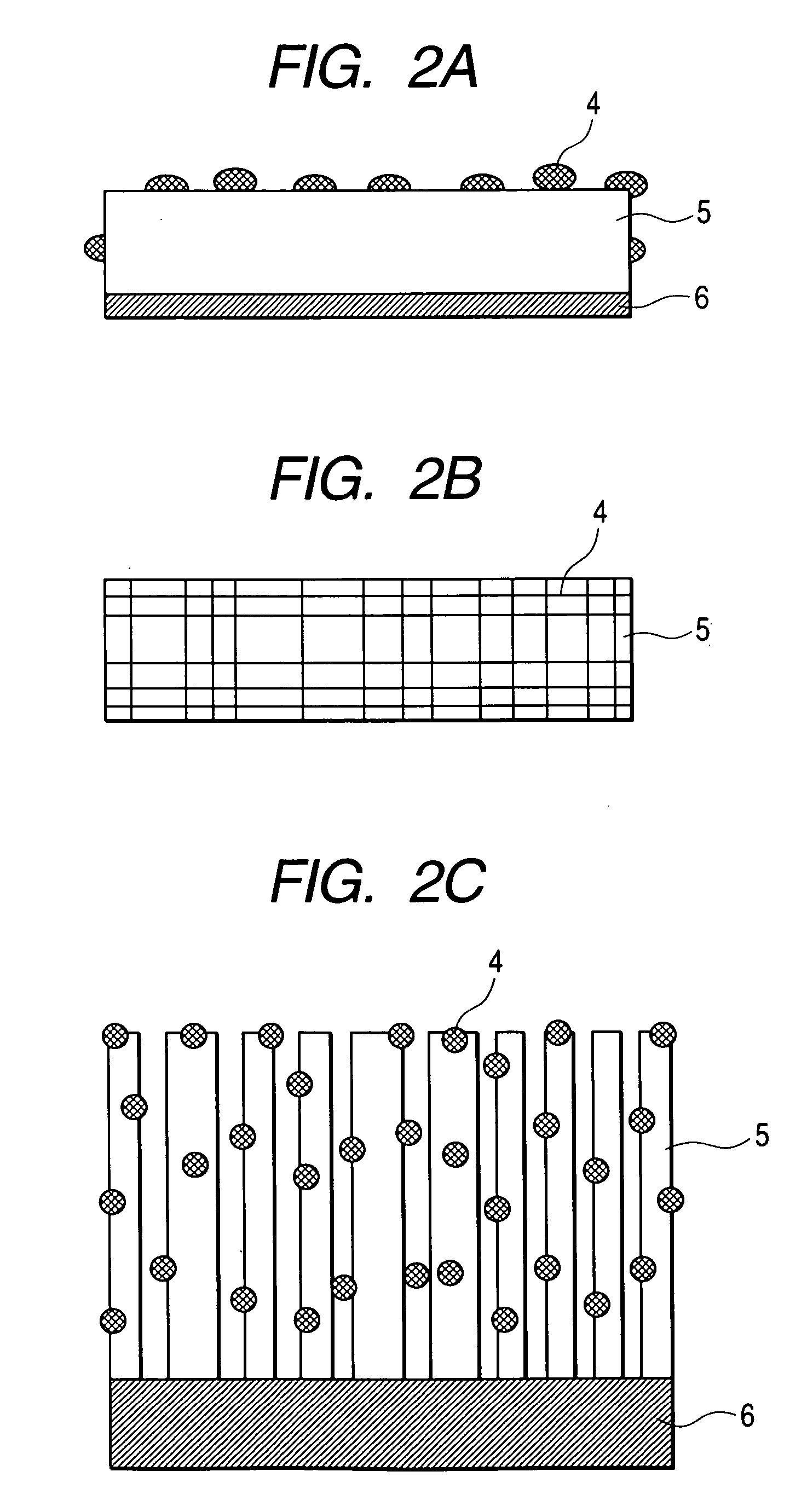 Gas detecting method and gas sensors