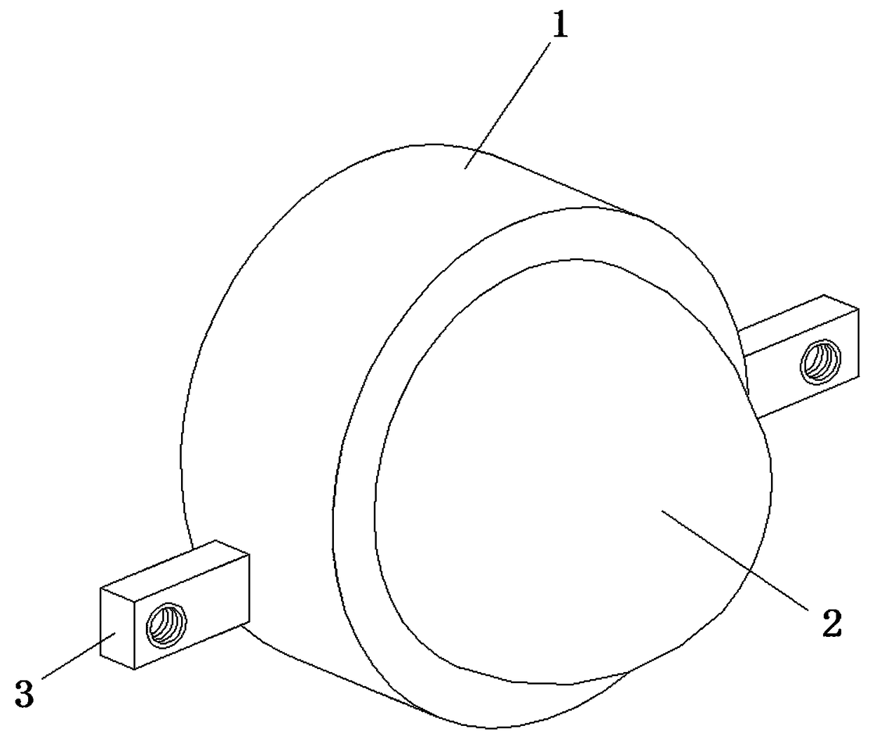 Mounting structure of electric motorcycle lamp