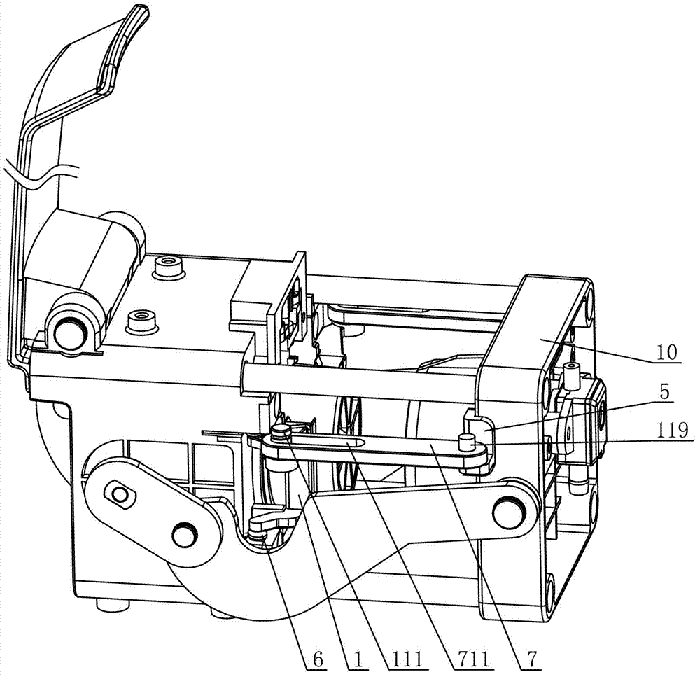 Automatic capsule falling device for capsule coffee machine