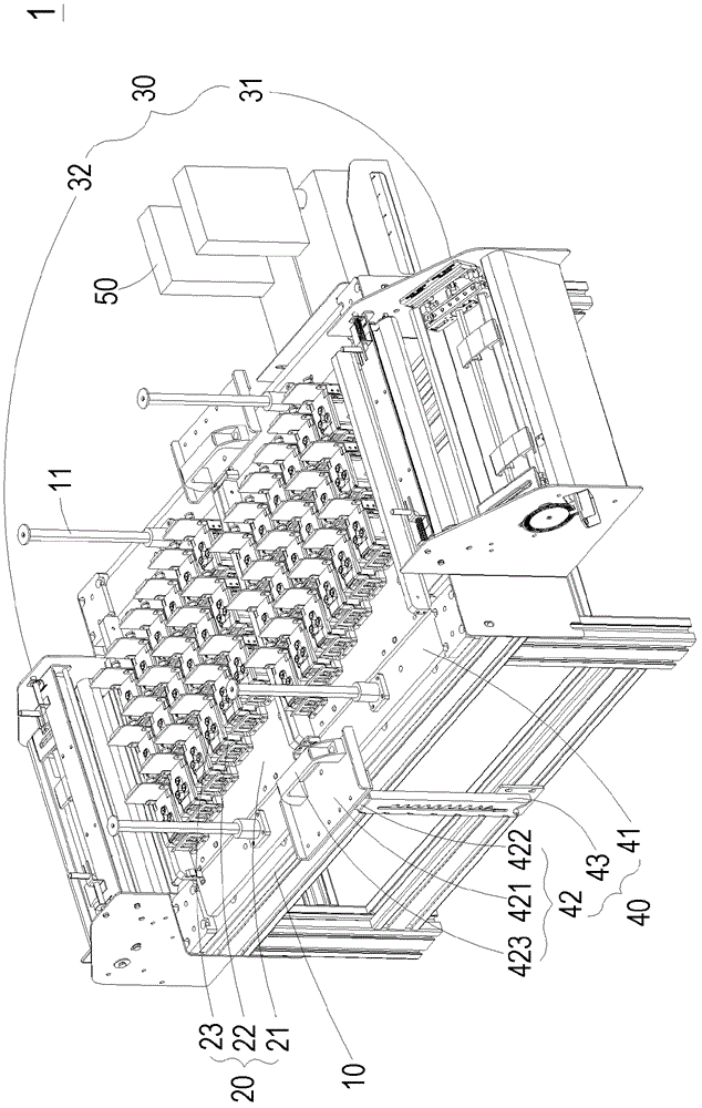 Page-width array printing device