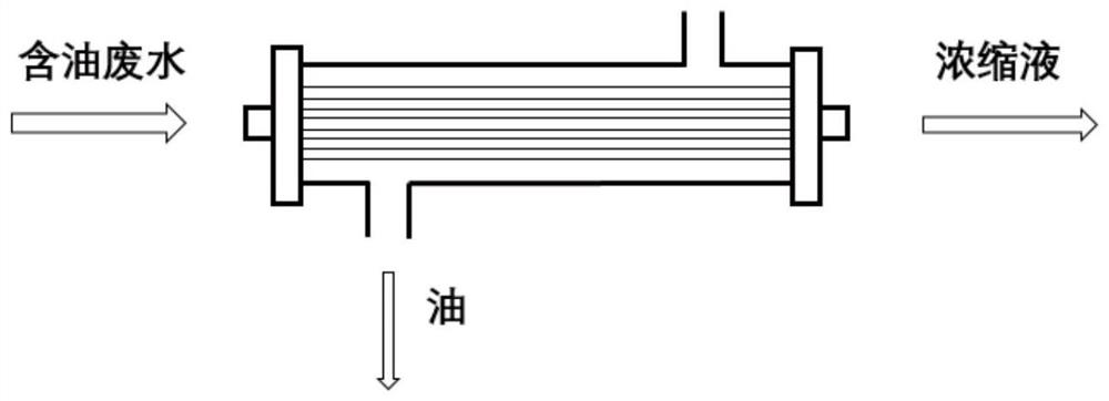 Inner surface hydrophilic modified hollow fiber membrane and its preparation method and application