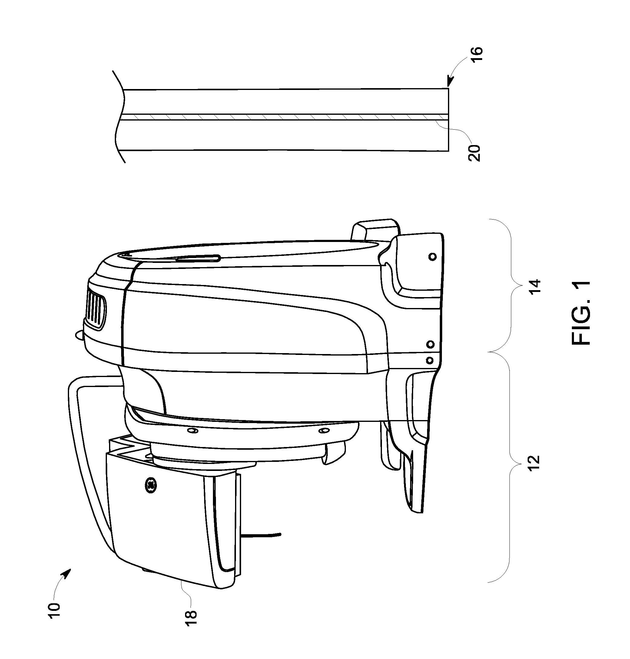 Ct system for use in multi-modality imaging system