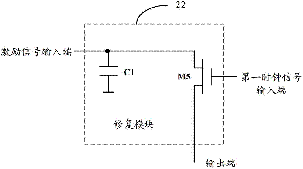 Shifting register and gate driving circuit and repairing method and display device thereof