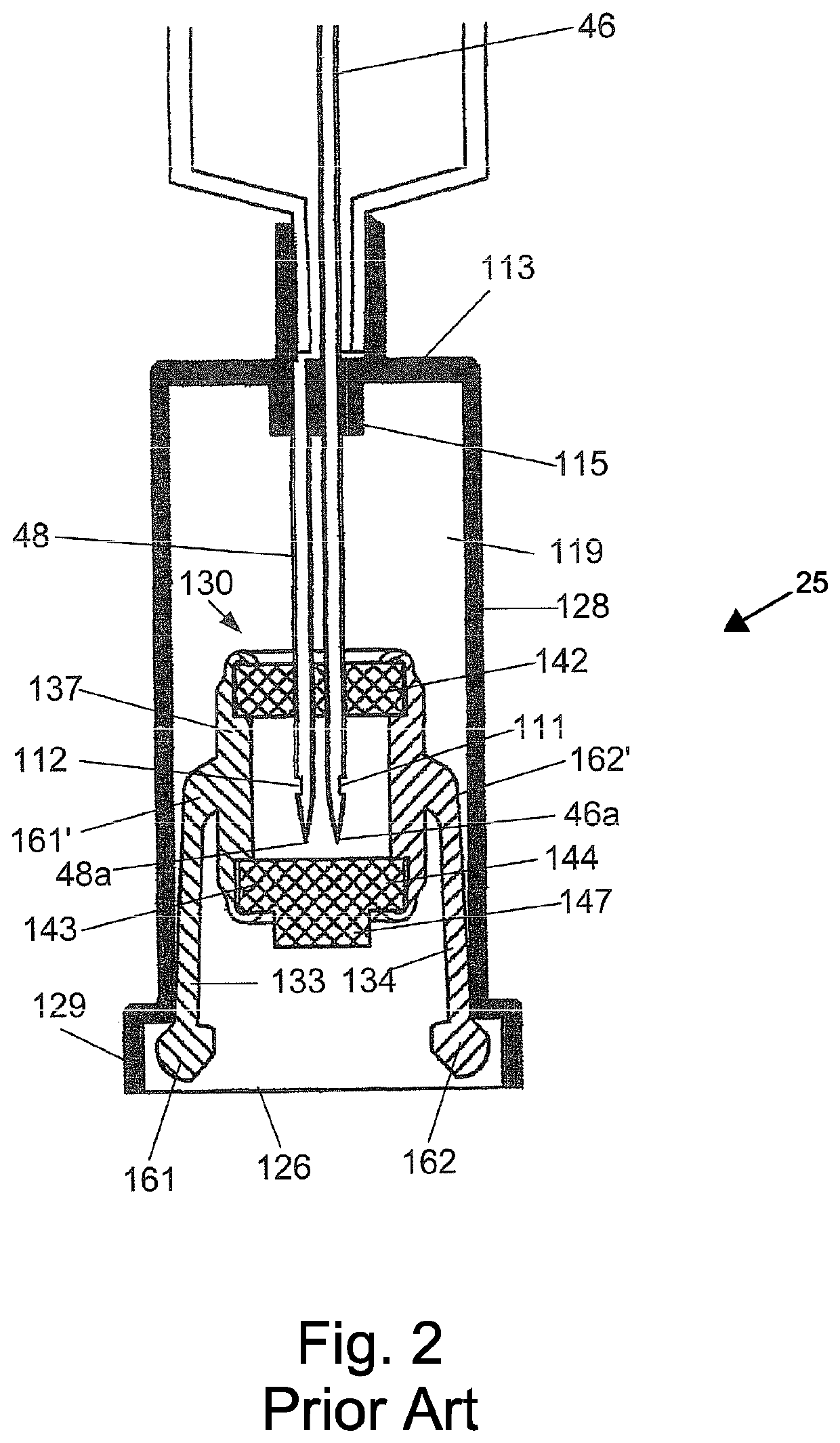 Connector section