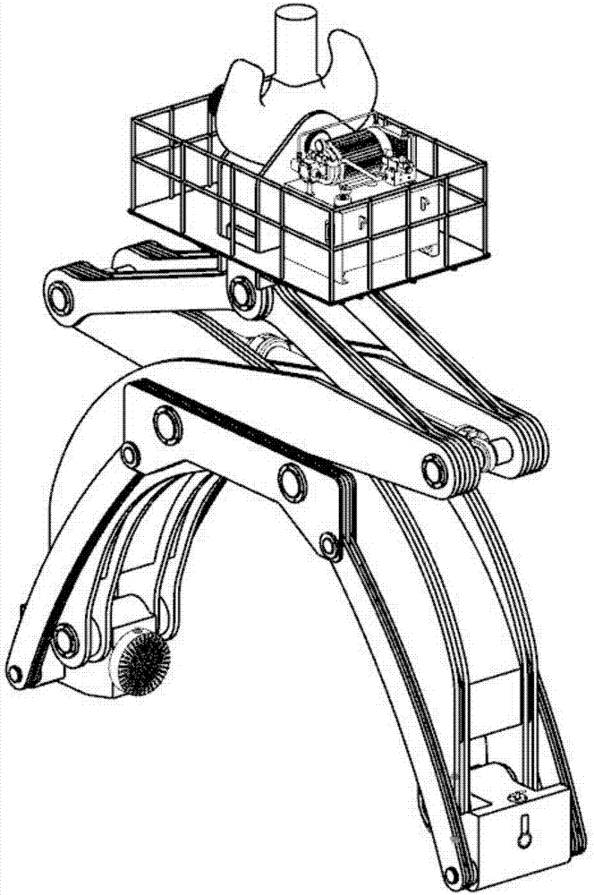 Heavy load hoisting device