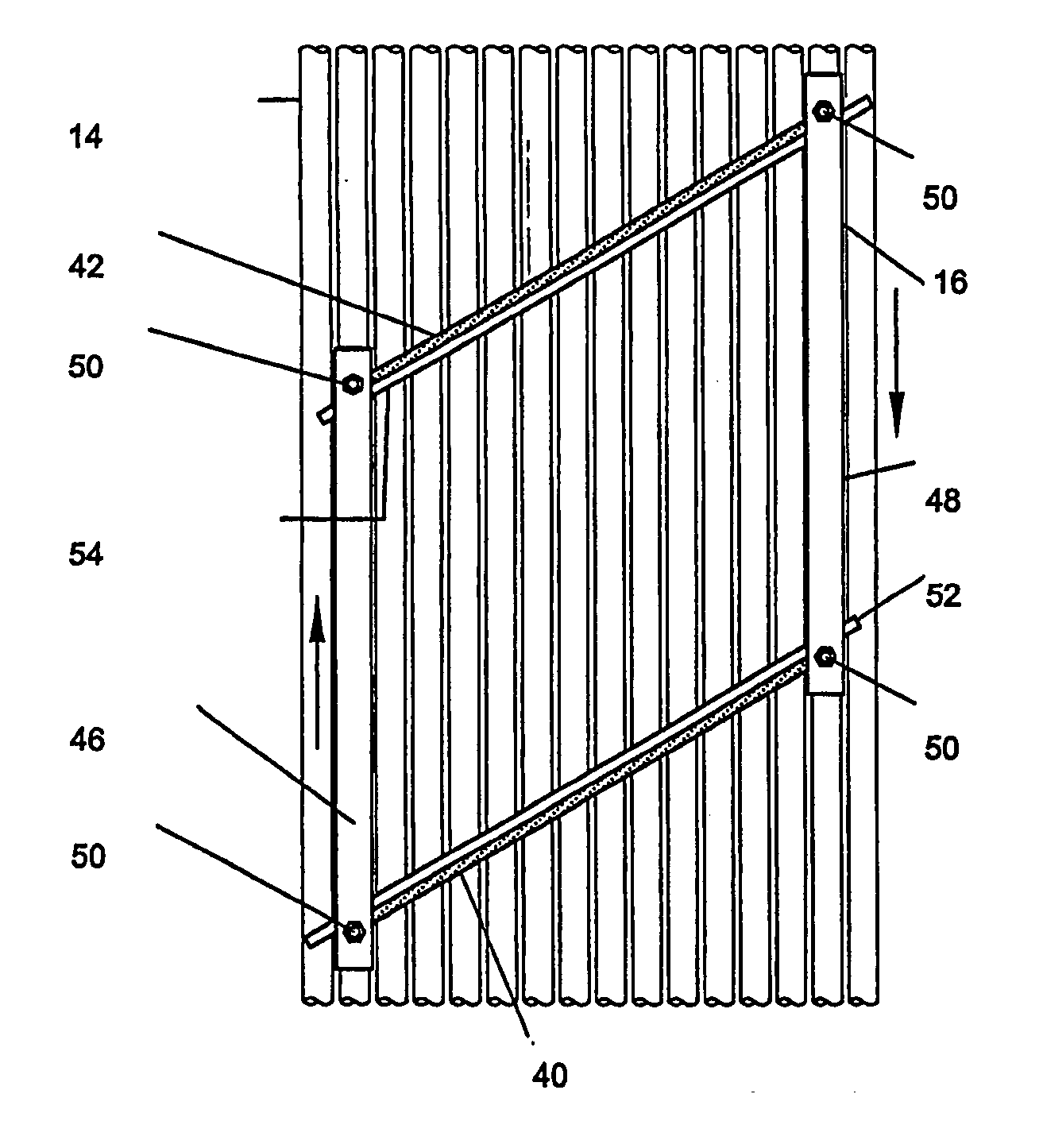 Spreading device and adjustable grading system incorporating same