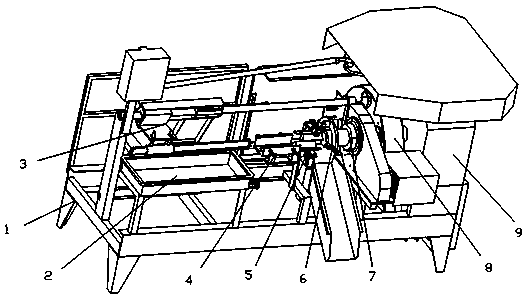 Wax gourd peeling and top cutting device