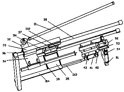 Wax gourd peeling and top cutting device