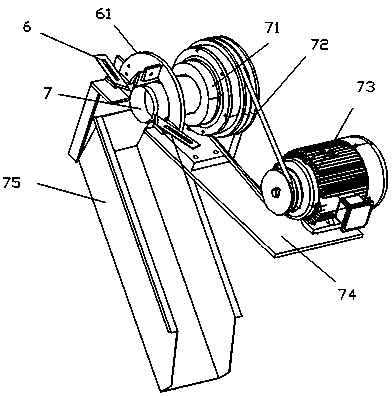 Wax gourd peeling and top cutting device