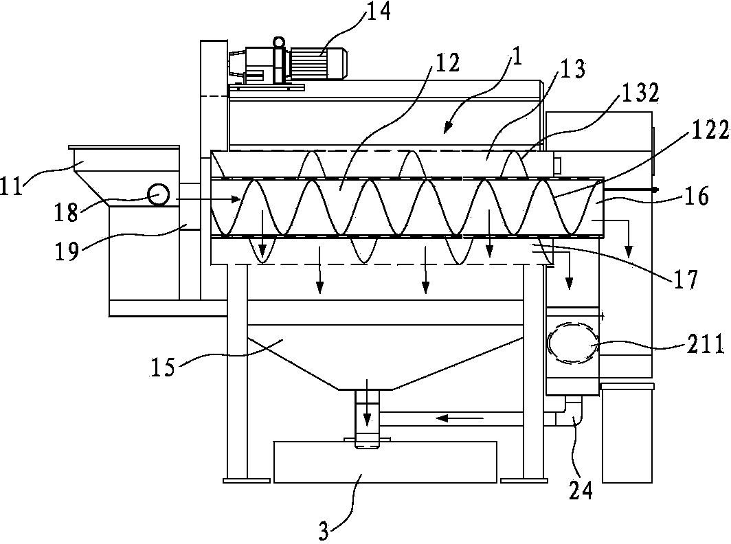 Early-stage sorting device for kitchen garbage