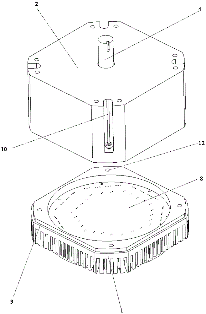 Module type permanent magnet brushless direct-current motor