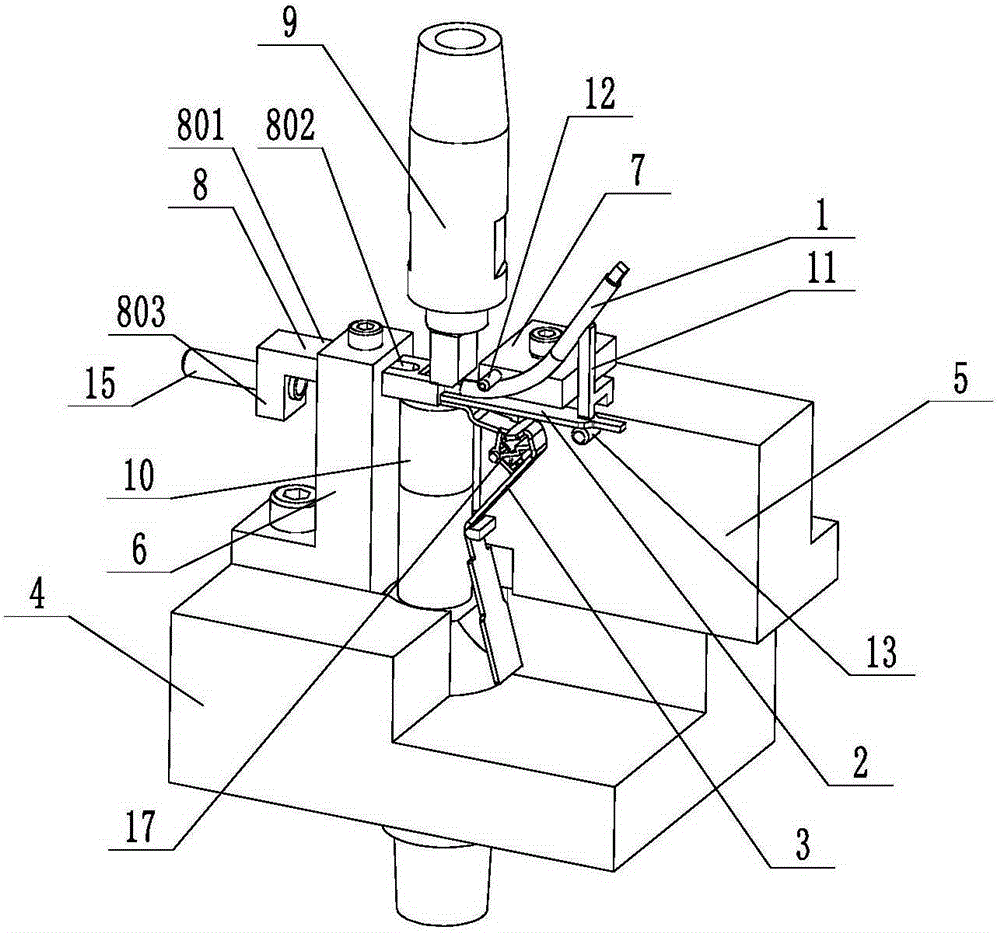 Counting calibration type welding jig for double-wafer