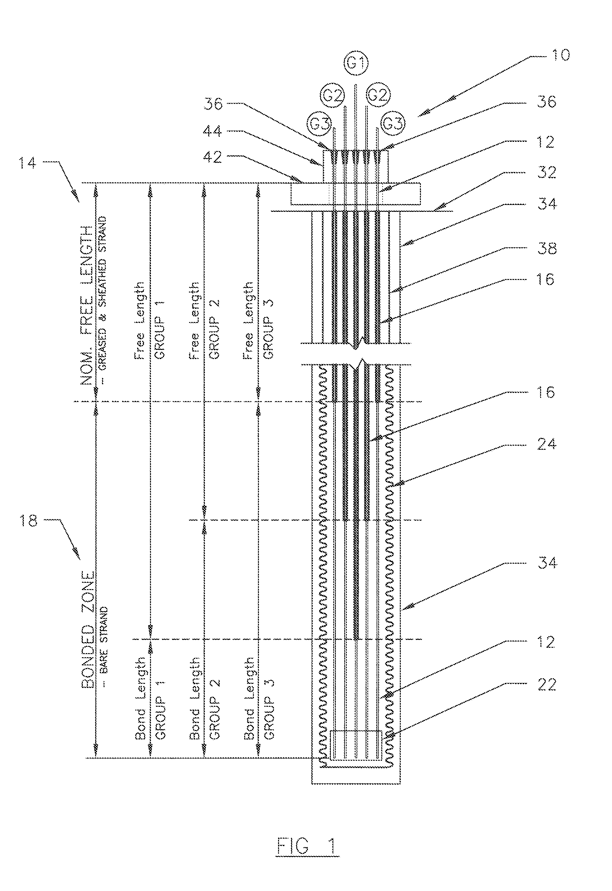 System for anchoring a load