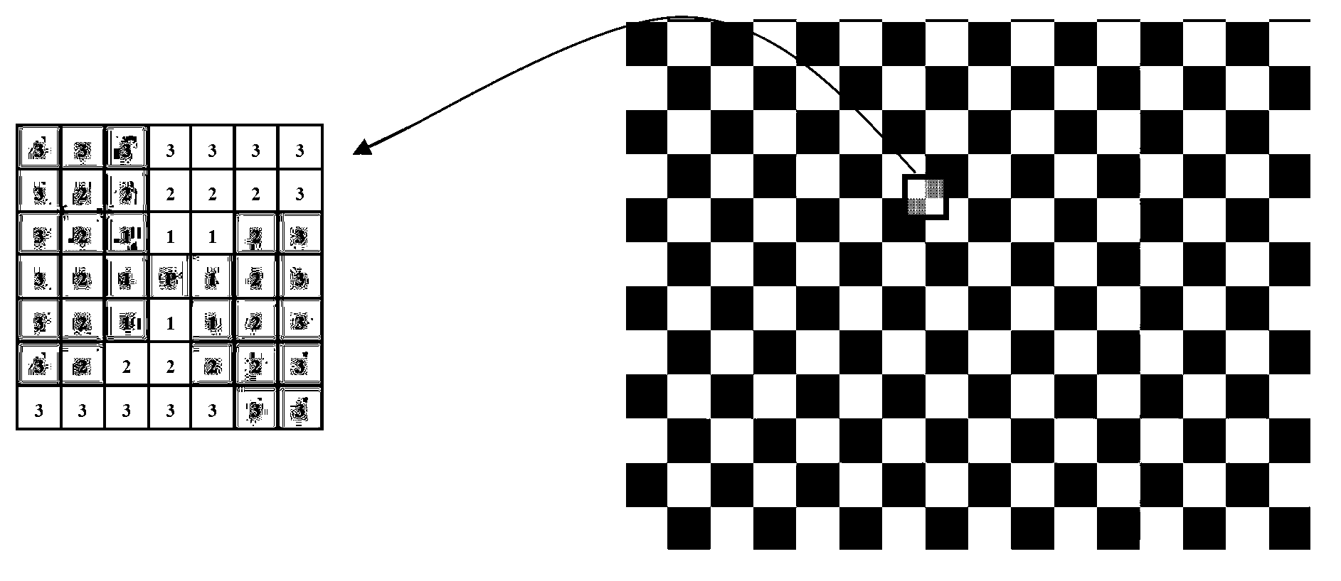 Method for automatic correction and tiled display of plug-and-play large screen projections