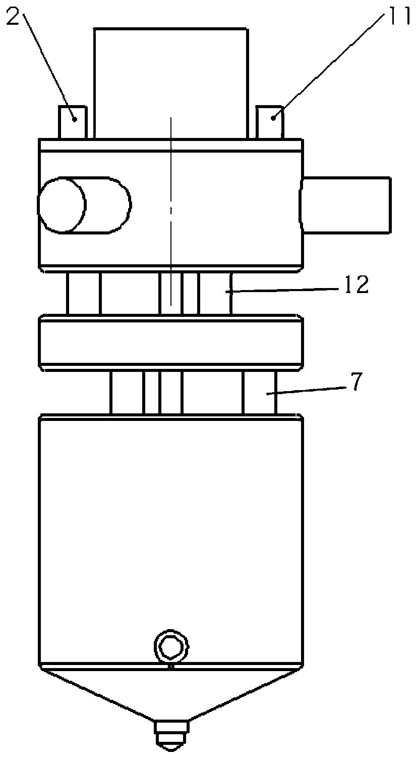 Active mixing and passive mixing 3D printing nozzle