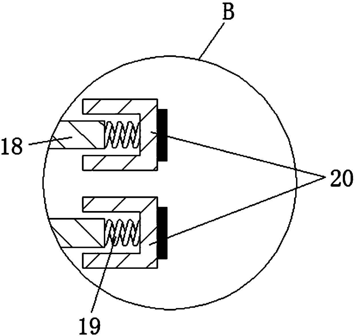 Anti-collapse medical infusion rack