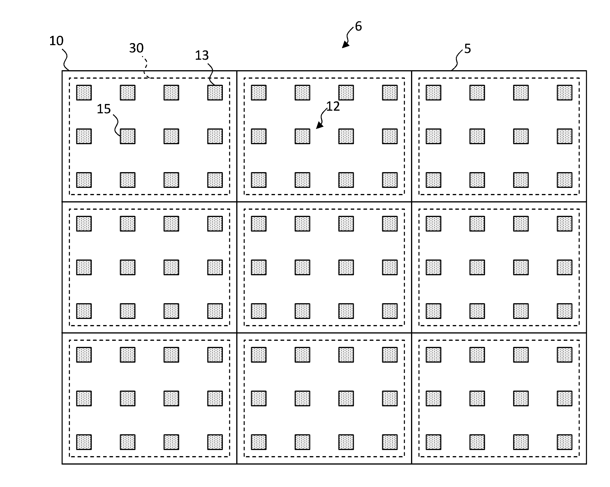 Display tile structure and tiled display