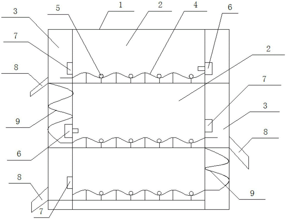 Cyclic heating drying cabinet