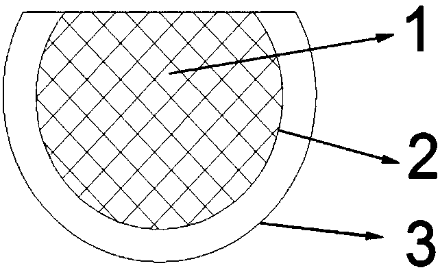 D-shaped wound type polymer optical fiber corrosion sensor as well as preparation method and application thereof