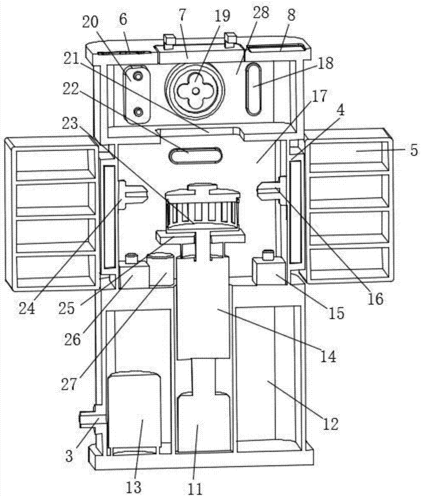 All-around sterile cleaning device for medical equipment