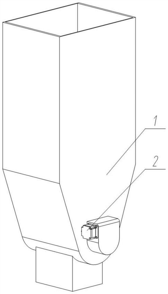 Clinker discharging device for cement production and processing