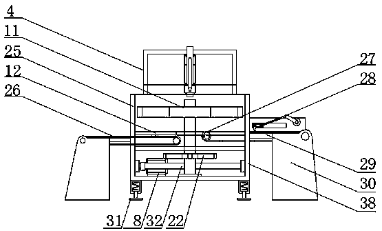 Automatic filling device for wine bottle