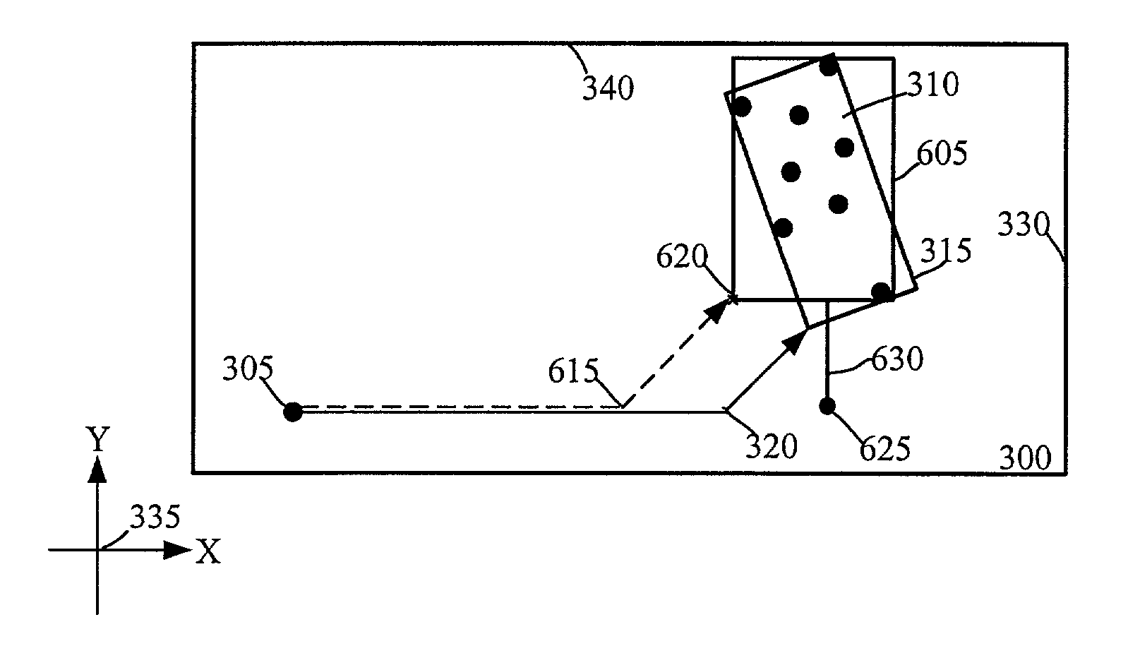 Method and apparatus for constructing a convex polygon that encloses a set of points in a region